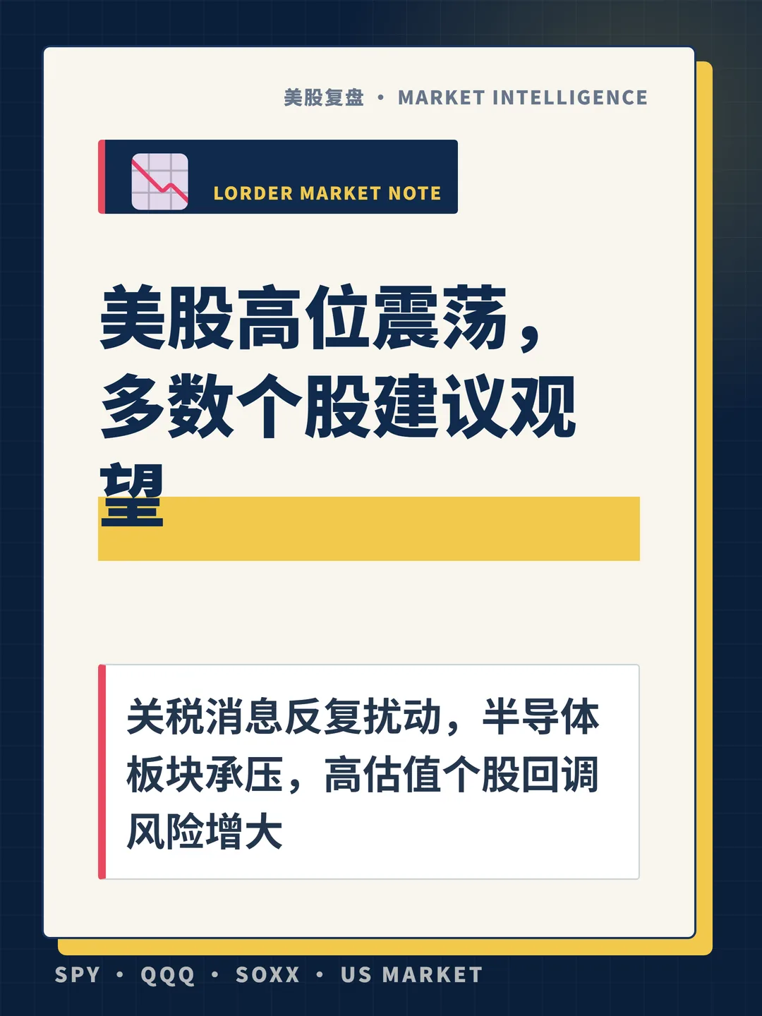 美股高位震荡，多数个股建议观望 封面