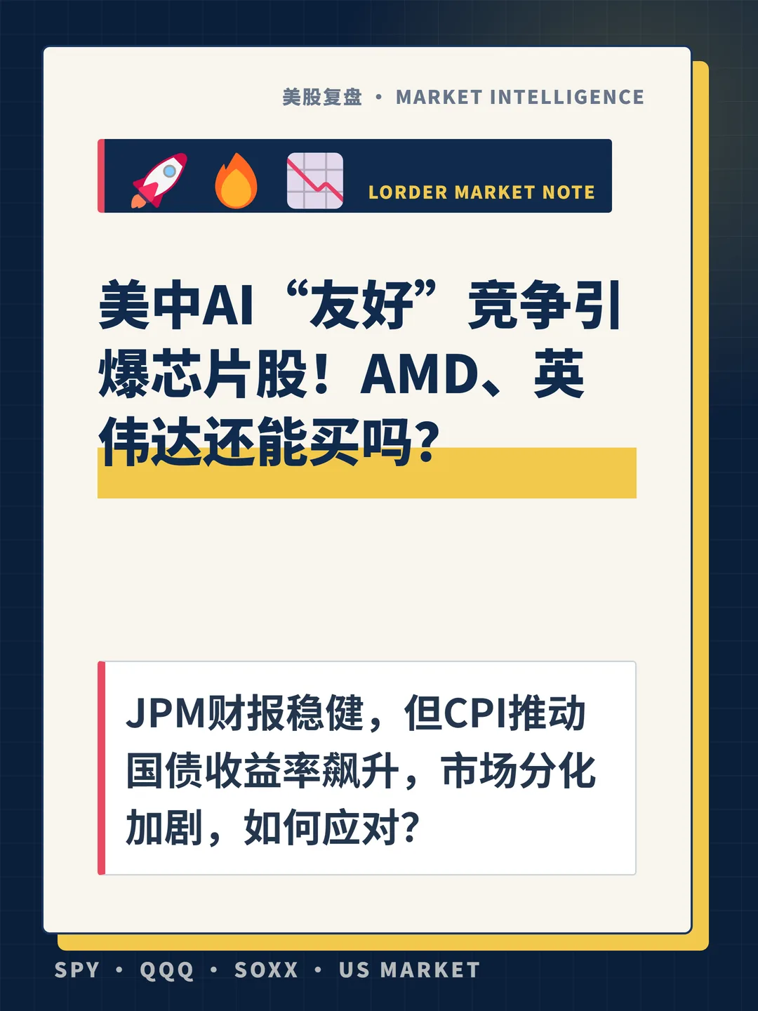 美中AI“友好”竞争引爆芯片股！AMD、英伟达还能买吗？ 封面