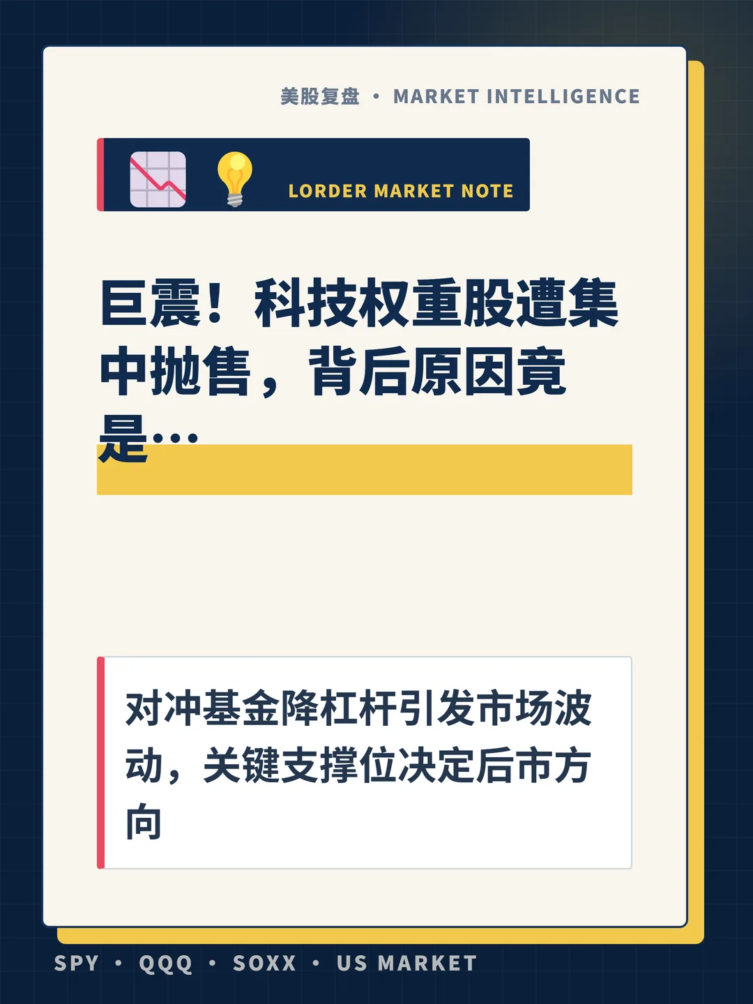 巨震！科技权重股遭集中抛售，背后原因竟是… 封面