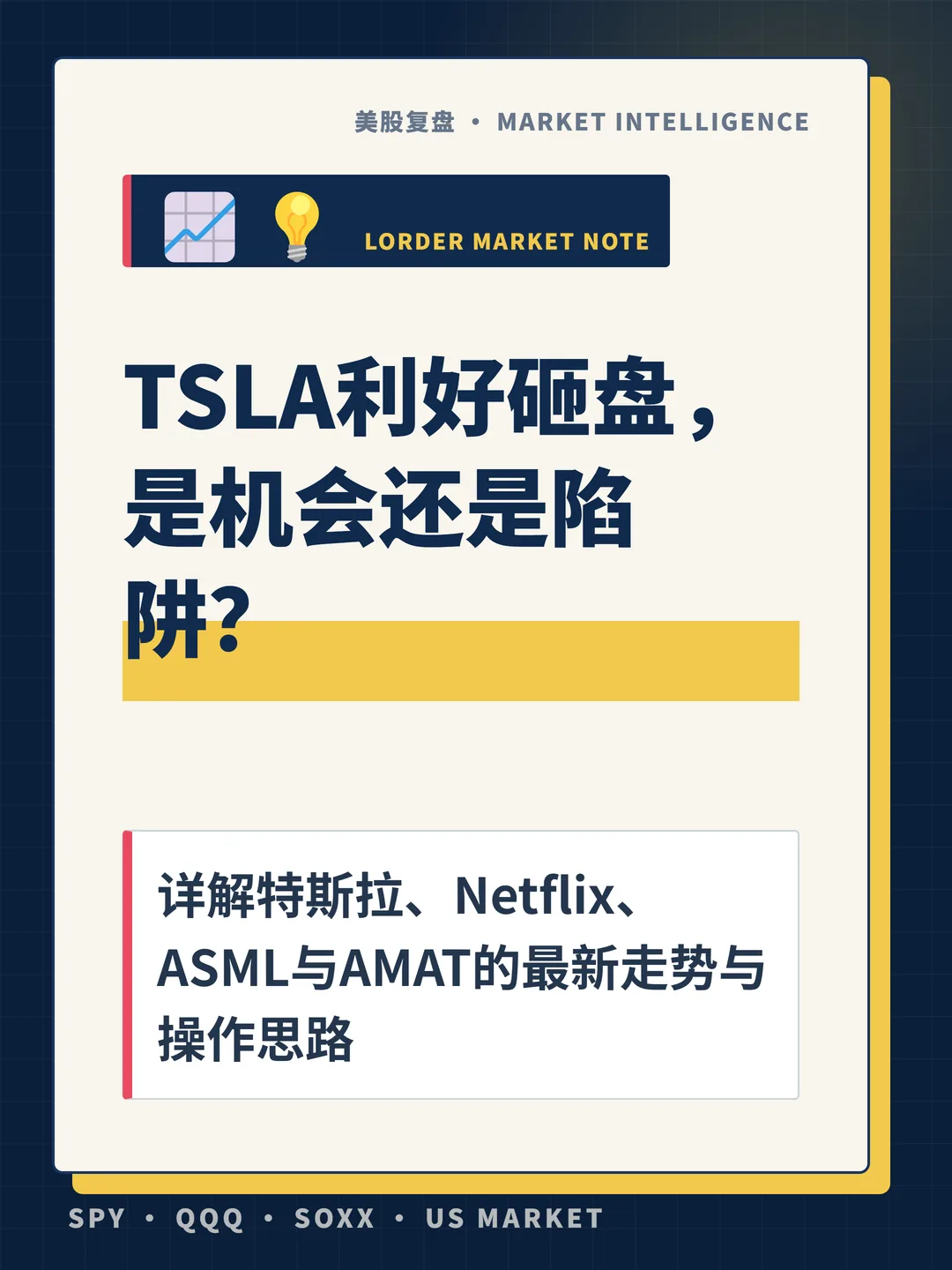 TSLA利好砸盘，是机会还是陷阱？ 封面
