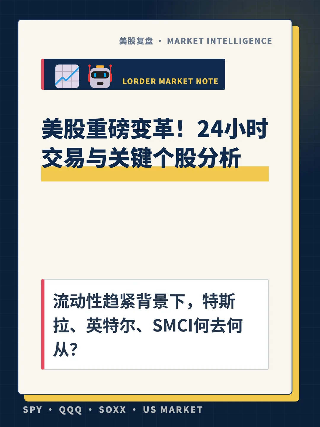 美股重磅变革！24小时交易与关键个股分析 封面