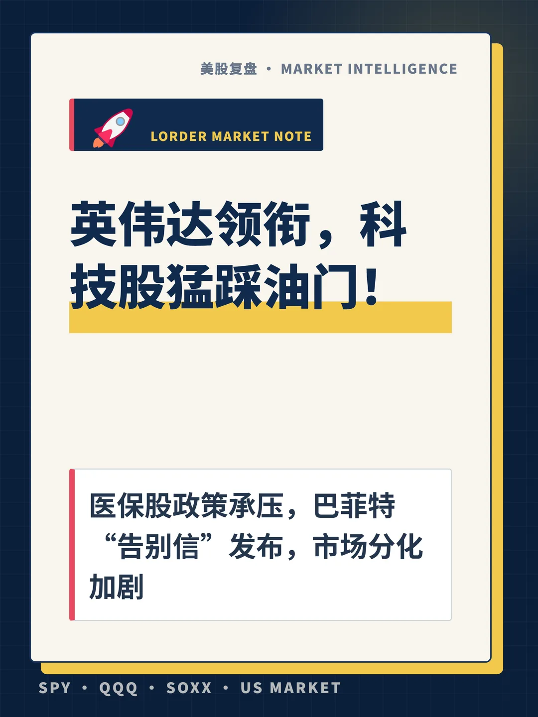 英伟达领衔，科技股猛踩油门！ 封面