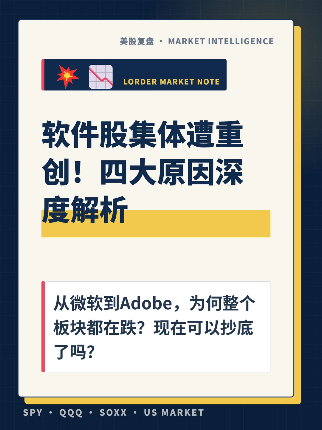 软件股集体遭重创！四大原因深度解析 封面