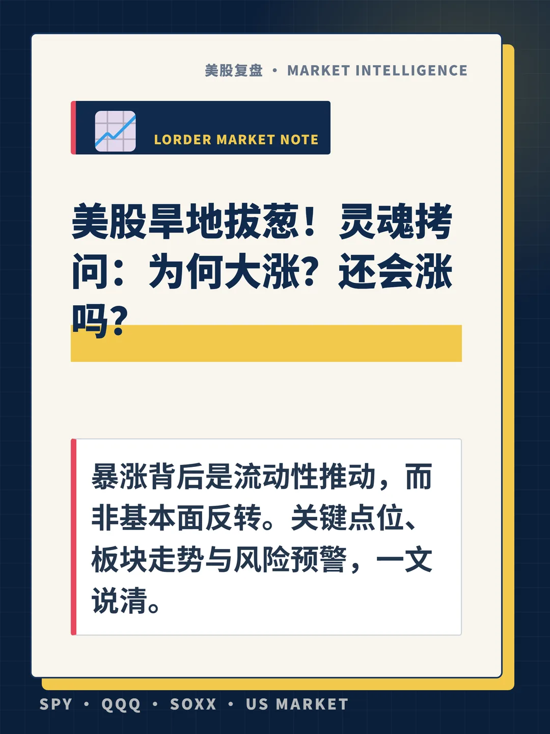 美股旱地拔葱！灵魂拷问：为何大涨？还会涨吗？ 封面