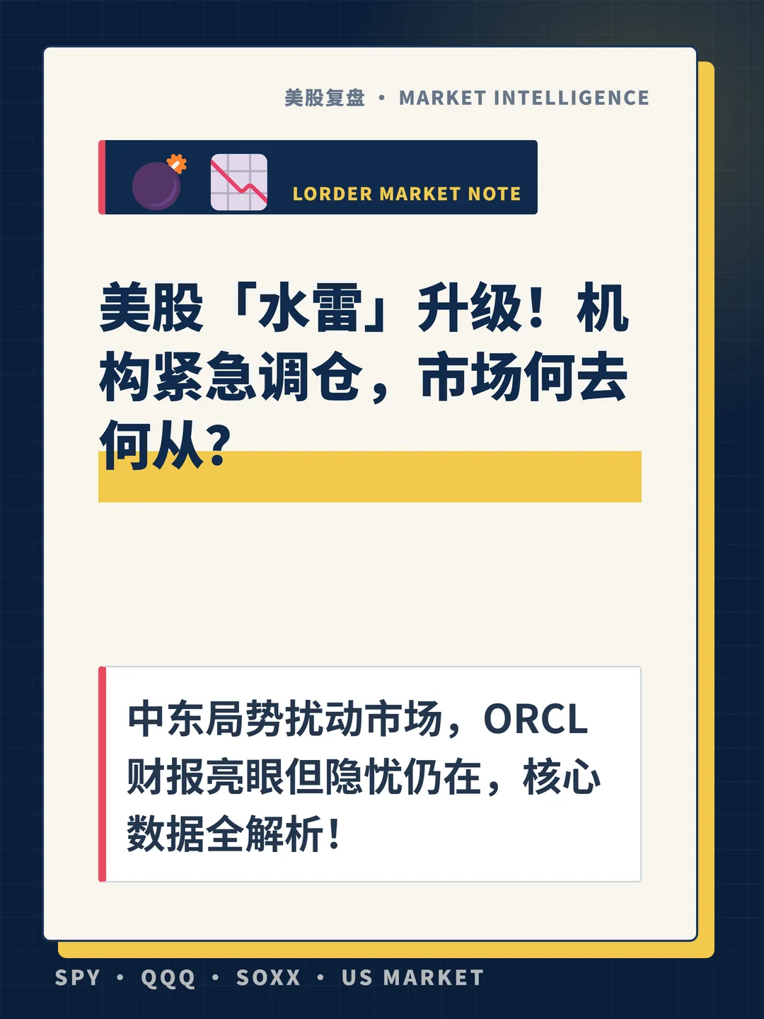 美股「水雷」升级！机构紧急调仓，市场何去何从？ 封面