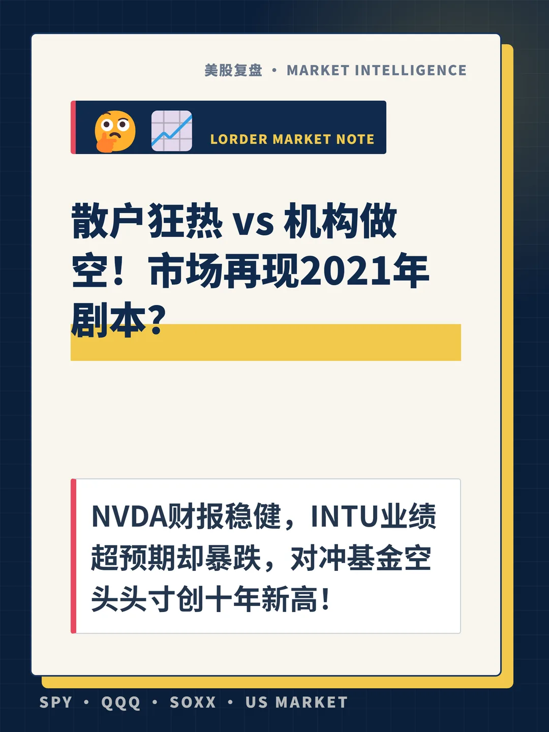 散户狂热 vs 机构做空！市场再现2021年剧本？ 封面