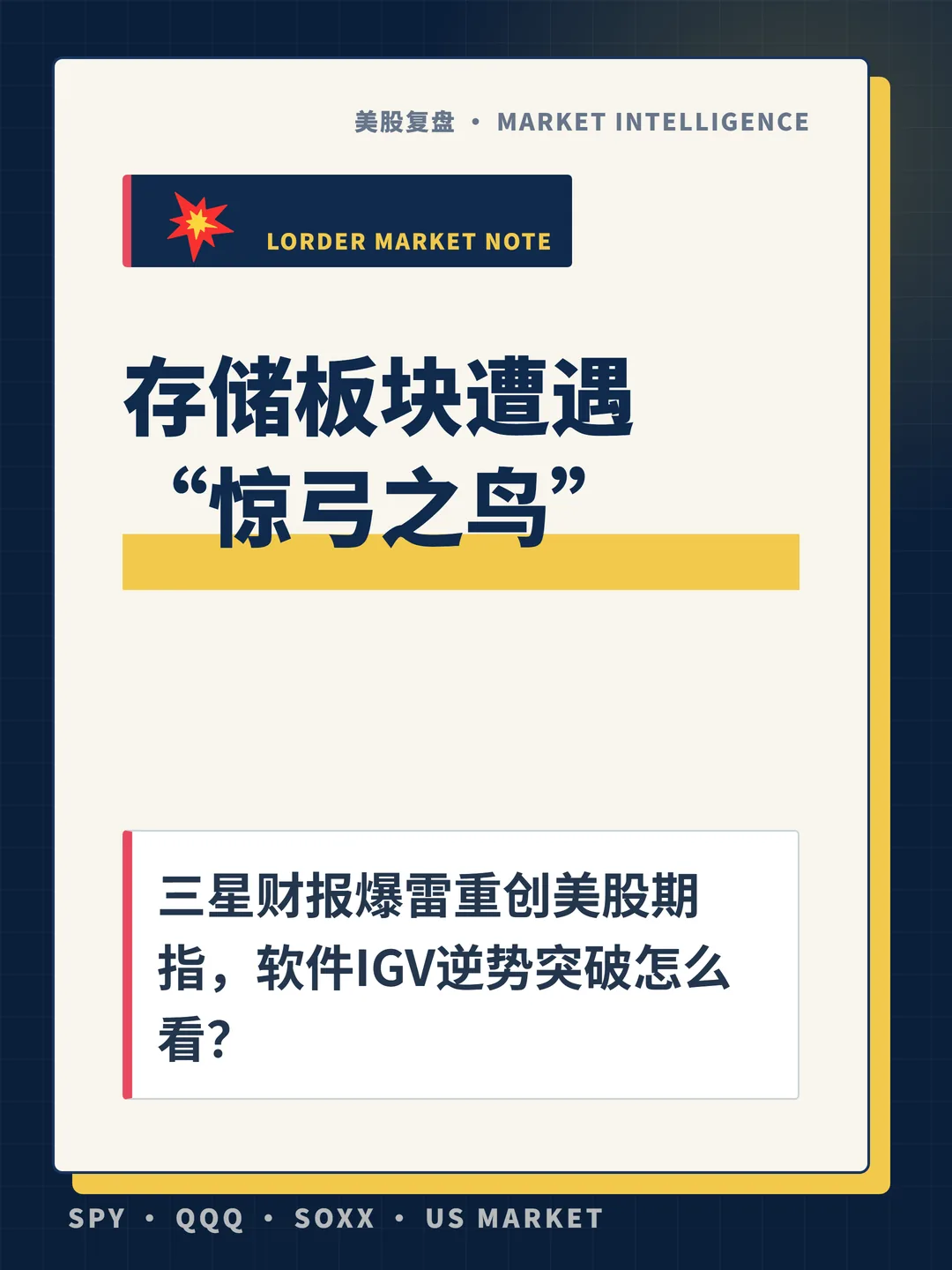 半导体确认破位！大盘还在观望？ 封面