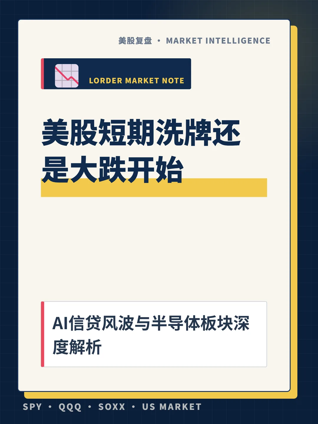 美股短期洗牌还是大跌开始 封面